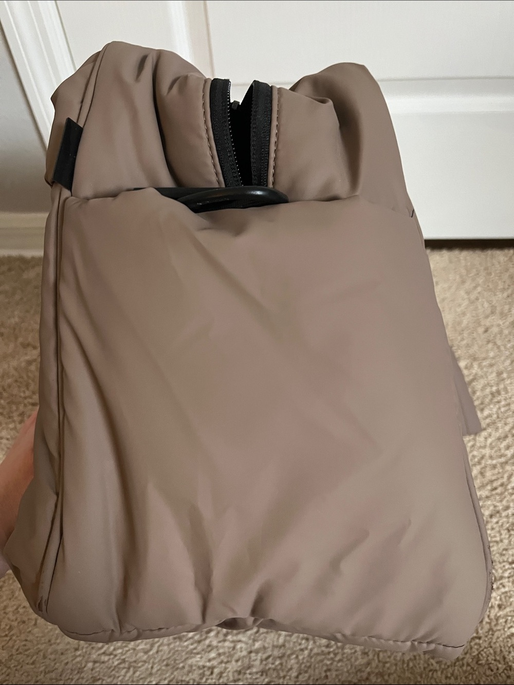 Calpak Luka Duffel in Chocolate - Picture 11 of 12